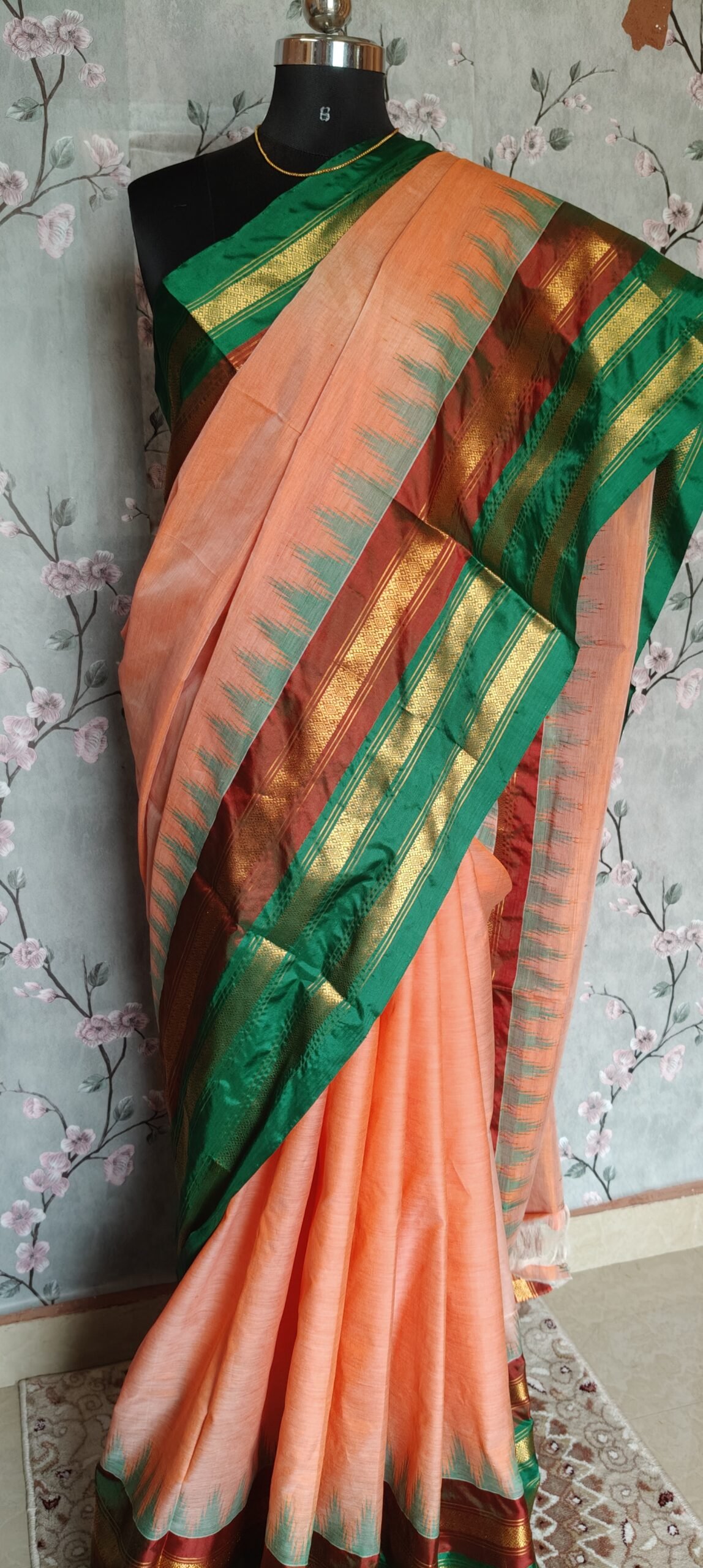 Khadi pattu saree