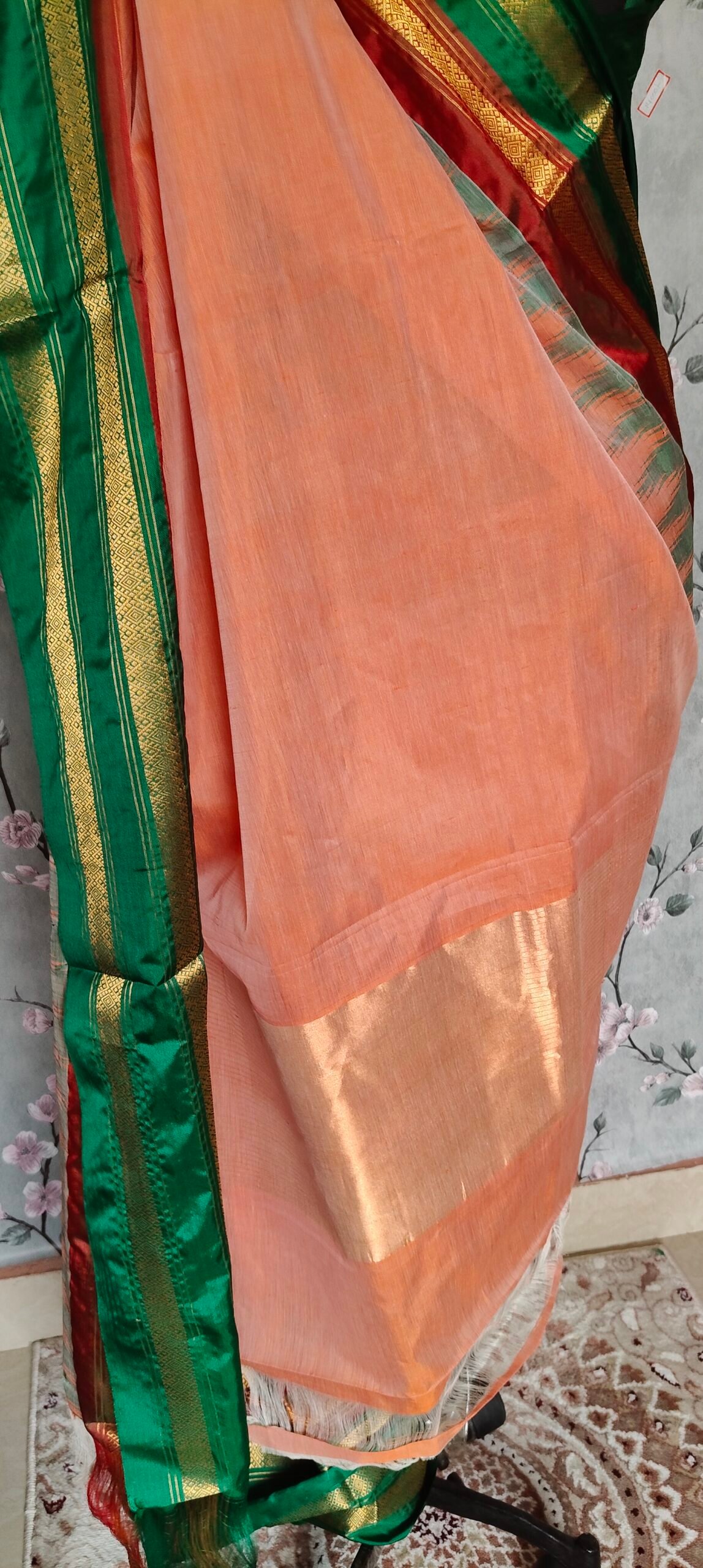 Khadi pattu saree - Image 3