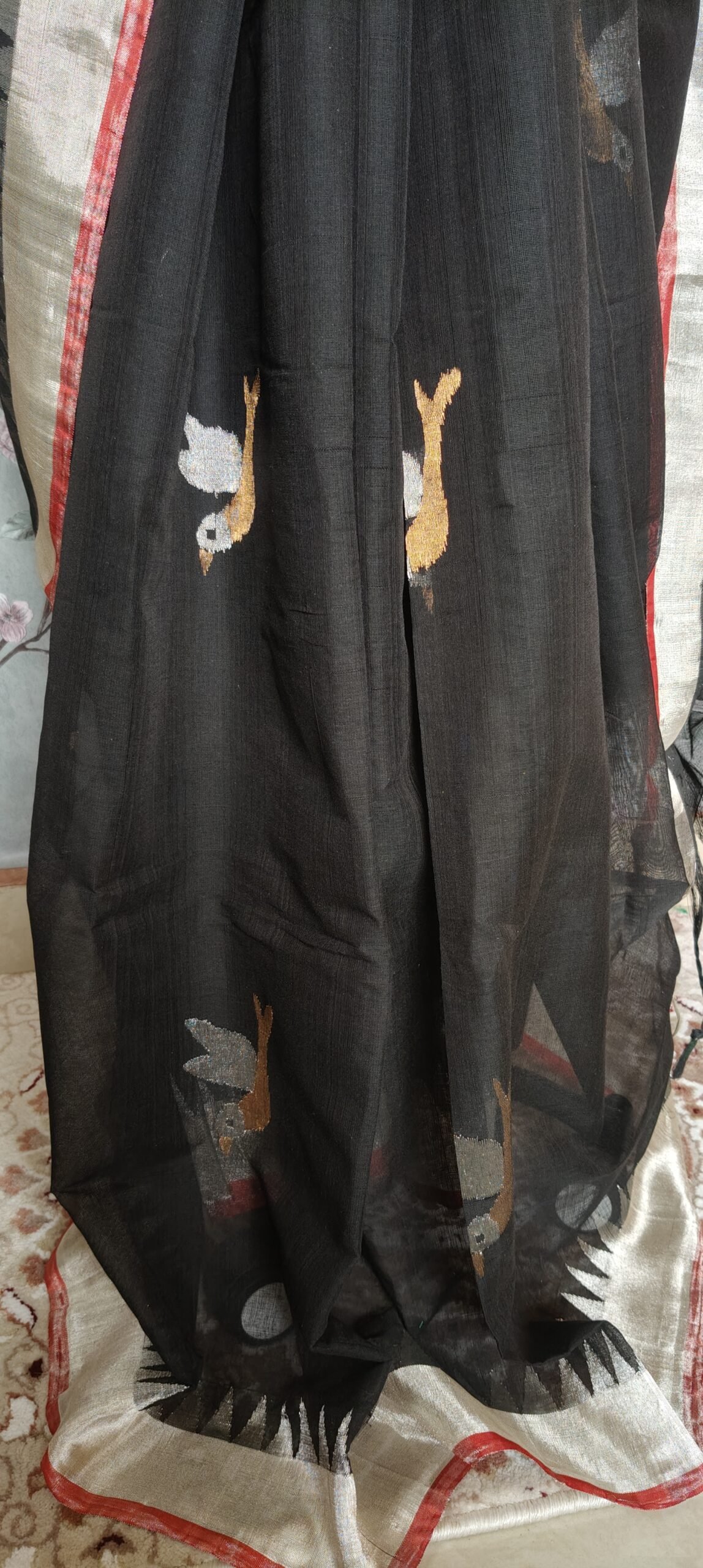 Khadi jamdhani Saree - Image 2