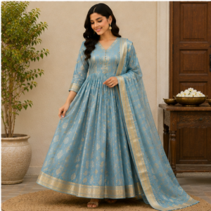 Chanderi Soft Silk Dress