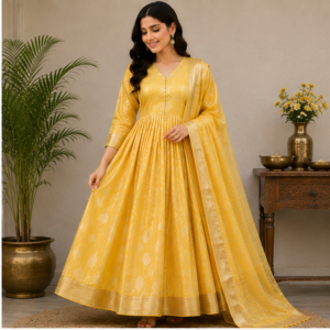 Chanderi Soft Silk Dress