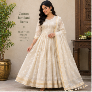 Cotton Jamdani Dress
