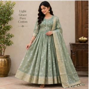 Cotton Jamdani Dress