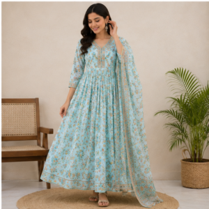 Cotton Muslin Dress