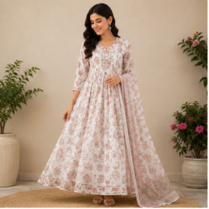 Cotton Muslin Dress